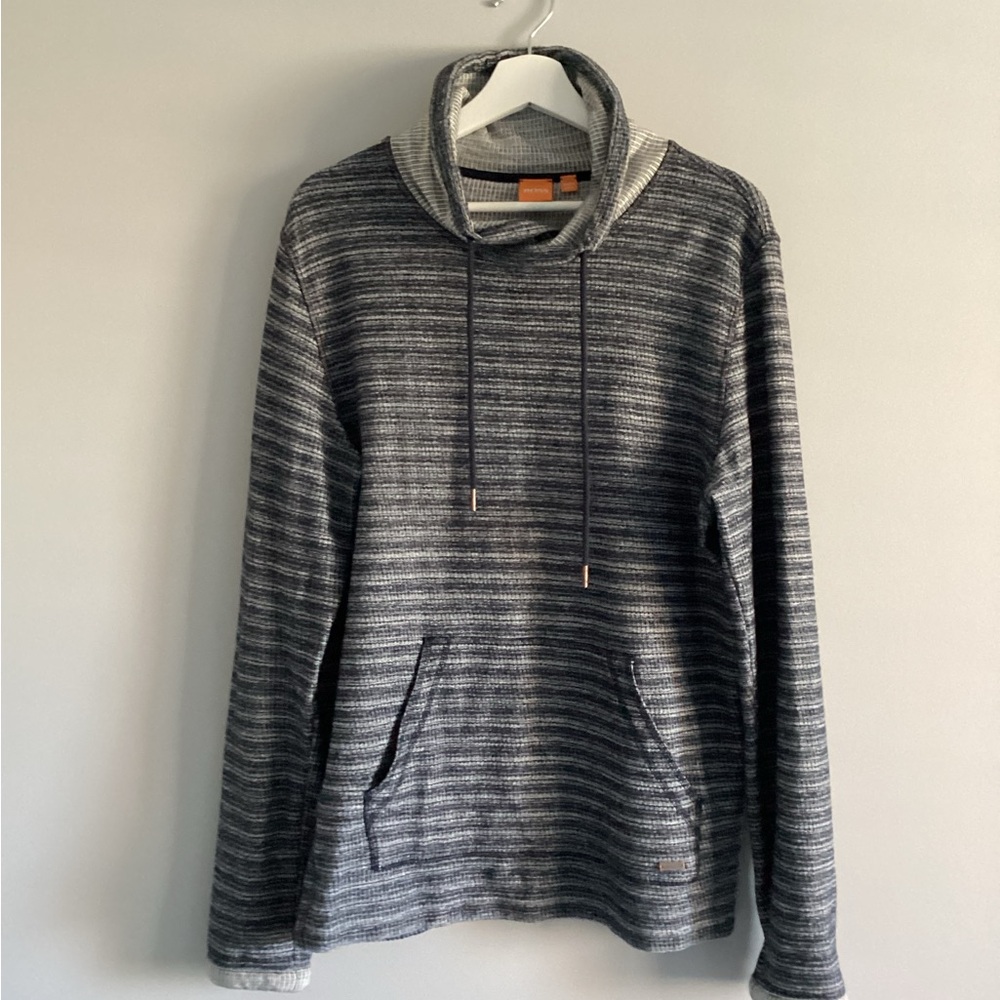 Boss Hugo Boss Funnel Neck Sweatshirt with Kangaroo Pocket, Size L